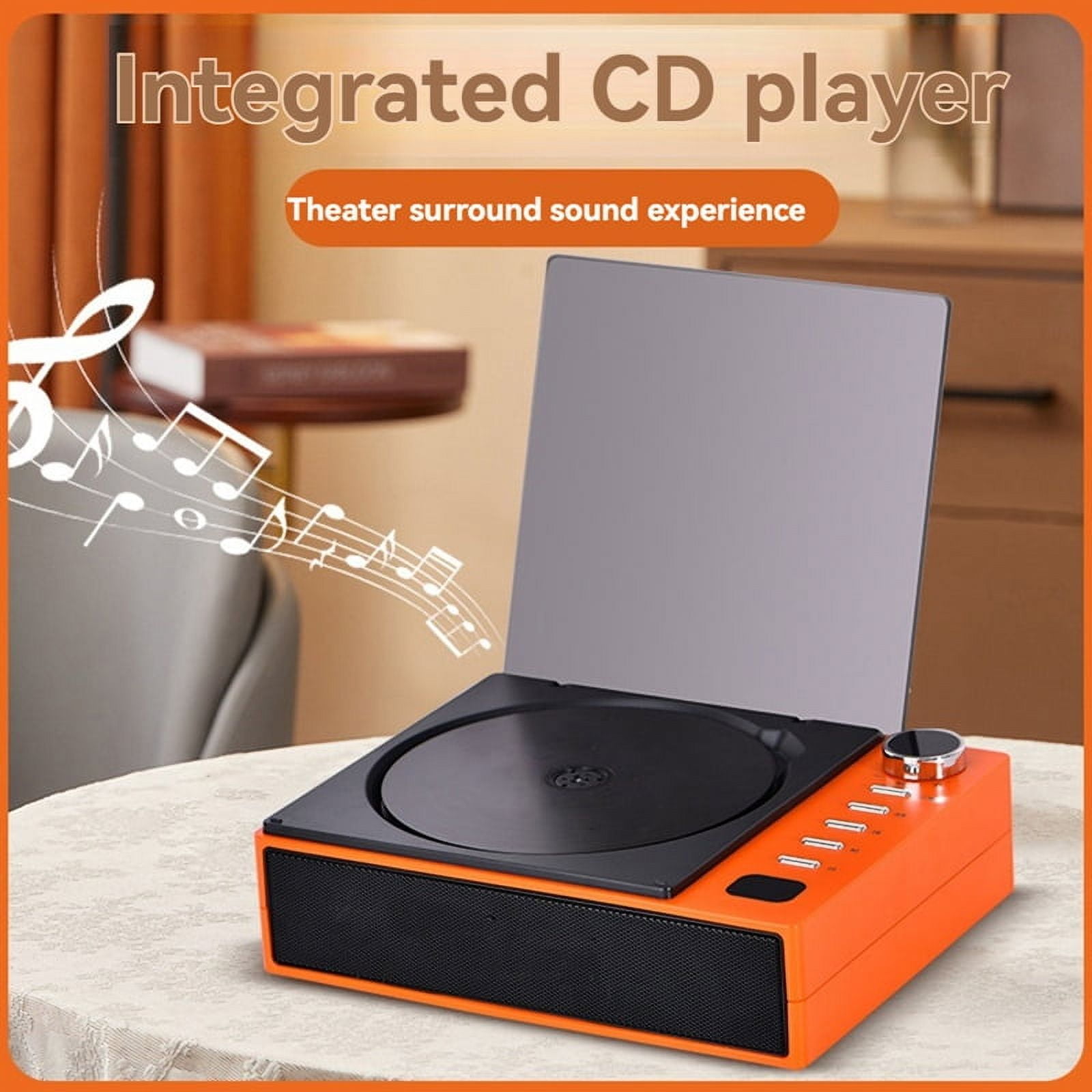 Portable CD Player Bluetooth Digital Optical Output Audiophile Audio Player Built-in 2000mAh High Capacity Battery B