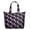 Mythical, variant on Rustic Travel Duffel with Tribal Patterns, Vintage Aesthetic Room Decor-Inspired Tote Bag with Waves and Natural Style, Carry-on for Women