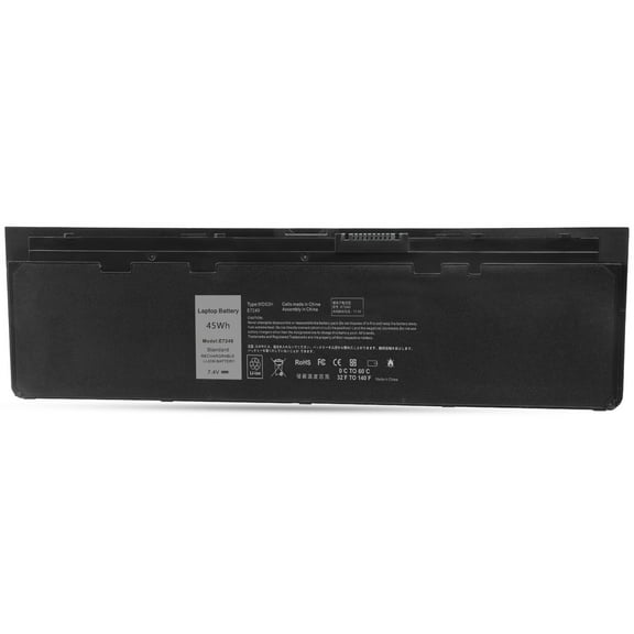WD52H Laptop Battery for Dell Latitude E7240 E7250 Notebook F3G33 KWFFN J31N7 451-BBFW 451-BBFT 451-BBFX 451-BBFY GD076 GVD76 HH J8KP NL CVF0 F3G33 W57CV [7.4V 45Wh ]