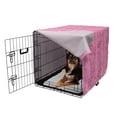 thumbnail image 2 of Marine Dog Crate Cover, Underwater Exotic Fishes Sea Life Coral Reef Exotic Aquatic Scene Pattern, Easy to Use Pet Kennel Cover Small Dogs Puppies Kittens, 7 Sizes, Pink Mustard Orange, by Ambesonne, 2 of 6