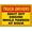 Warning Sign 4, variant on Shut Off Engine While At Dock Sign - 8"x12" Aluminum Tin Warning Sign for Home, Outdoor Garden, Dock, Marina