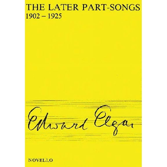 The Later Part-Songs 1902-1925 (Paperback)