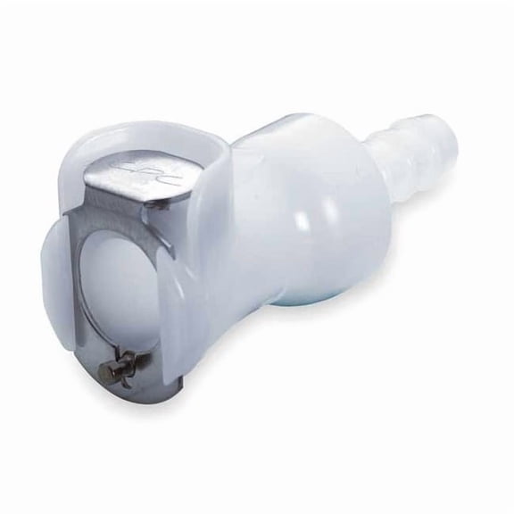 Colder Inline Coupler, Acetal, Shut-Off, Barbed PLCD17004