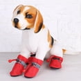 thumbnail image 4 of Zapatos para perros, 4 piezas/juego, botas antideslizantes para mascotas, botas para perros de alta capacidad, 4 of 7