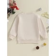 thumbnail image 3 of Toddler Baby Christmas Sweatshirts Casual Long Sleeve Star Tree Graphic Loose Pullovers, 3 of 7