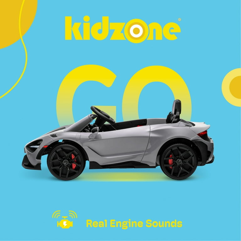 Kidzone 12V Licensed McLaren 765LT Kids Ride On Sports Car