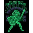 thumbnail image 2 of Boy's Nintendo Adventure of Link Graphic Tee Black X Large, 2 of 5