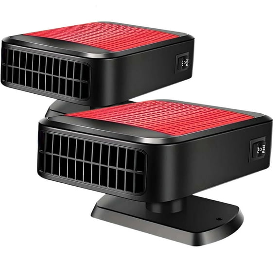 2026 New 12V Portable Car Heater, Fast Heating Car Heaters for Vehicle,Plug in Car Heater Fan Windscreen Defroster for Vehicles, 12V Car Heater that Plugs with 360° Rotatable Base 2-in-1 Heating