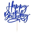 thumbnail image 2 of Topper para pastel Feliz Cumpleaños azul de Kaoenla 15 x 13 cm, 2 of 7