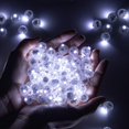 thumbnail image 2 of AVEKI 100pcs Flash White Balloon Light with Loop for Hanging,Mini Ball Lights Led Drinks Lights Mini Round Tiny Light for Paper Lanterns Balloons Vases Birthday Party Event Wedding Decoration A0514, 2 of 7