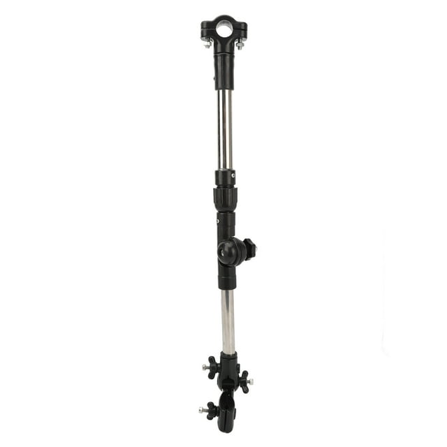 Soporte para silla con barra de paraguas, soporte para paraguas para silla de ruedas, soporte desmontable para paraguas, soporte para silla de ruedas de acero inoxidable, tecnología innovadora