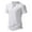White, variant on Men's Tennis Shirts Golf Quick Dry Lightweight Collarless Short Sleeve Shirt for Men