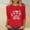 Red#01, variant on Christmas Shirt for Women Oversize Crew Neck 3/4 Length Sleeve T Shirts Tops Womens Casual Christmas Print Three Quarter Sleeve Loose Fits Round Neck Pullover Tee Shirts Gift Blouse Tee Tops