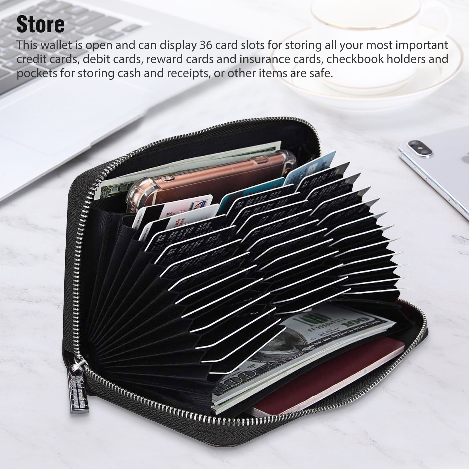 ladies purse with lots of card slots