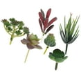 thumbnail image 4 of Fake Plants 6pcs Simulation Succulent Plants Decorative Plant Chic Diy Plant Ornament, 4 of 8