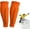 Orange*2, variant on A pair of ski shin guards, suitable for adults and children, with honeycomb-padded compression sleeves to distribute pressure on ski boots.