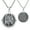 Silver, variant on 18K Gold Plated St Michael Necklace for Men Women, 925 Sterling Silver Sait Michael Medal Pendant Archangel Michael Necklace Protect Us Amulet Jewelry Gifts