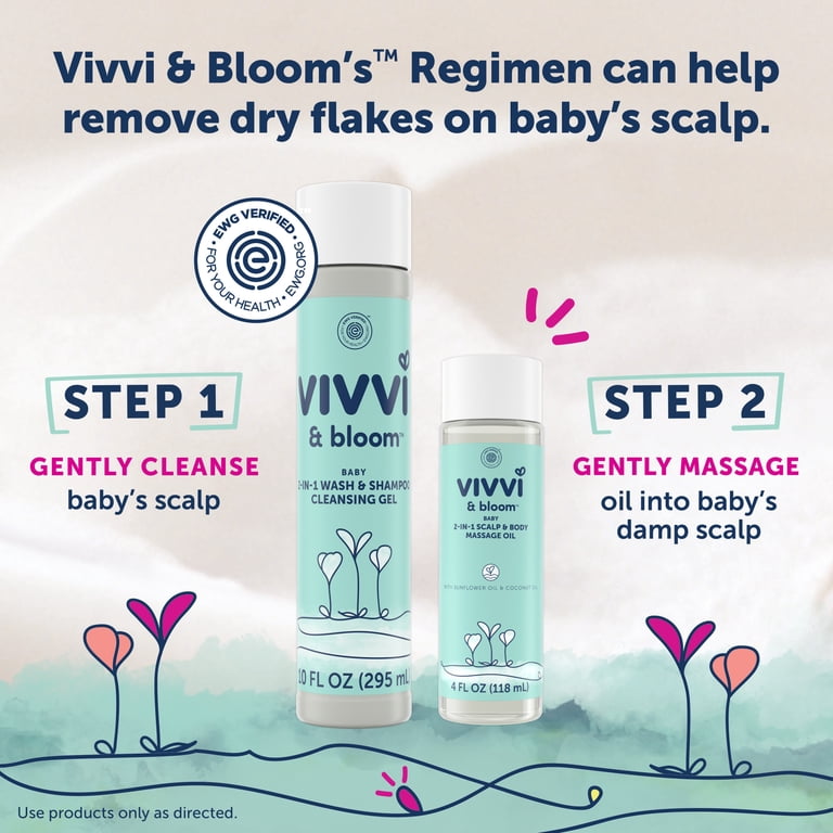 Vivvi & Bloom 2-in-1 Baby Scalp & Body Oil, 4 oz photo 5