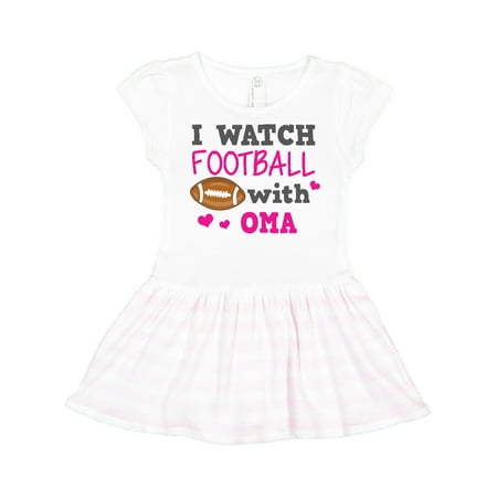 

Inktastic I Watch Football with My Oma Gift Toddler Girl Dress