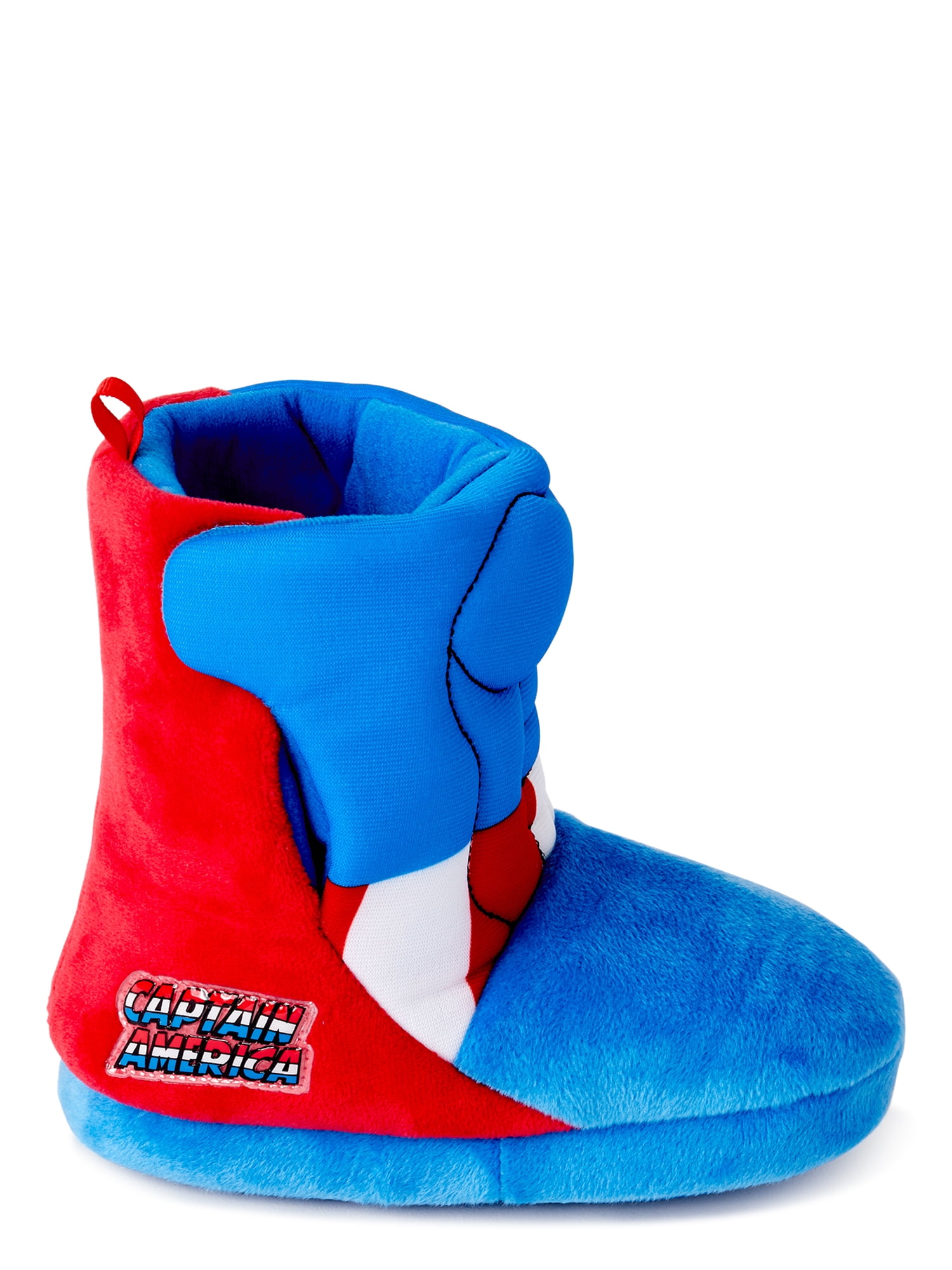 Boys Captain America Toddler Boys Licensed Plush Slipper Booties