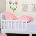 thumbnail image 4 of Kelnaro 2 Pieces Brushed Microfiber Toddler Pillowcases with Envelope Closure, 14x20 Inches, Pink, 4 of 6