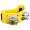 thumbnail image 4 of Pandereta elíptica percusión Jingle Foot Bell cajón caja accesorios de tambor regalo amarillo, 4 of 12