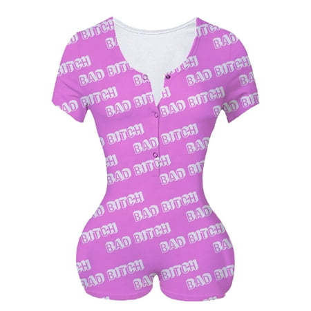 

Peyakidsaa Long Sleeve Pajamas Onesies for Women Jumpsuit Romper Sleepsuits