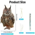 thumbnail image 3 of Safeglitz Reflective Owl Bird Scarers, Hanging Owl Decoration (Side Printed) to Keep Birds Away from Garden,Owl Pendant, 3 of 7