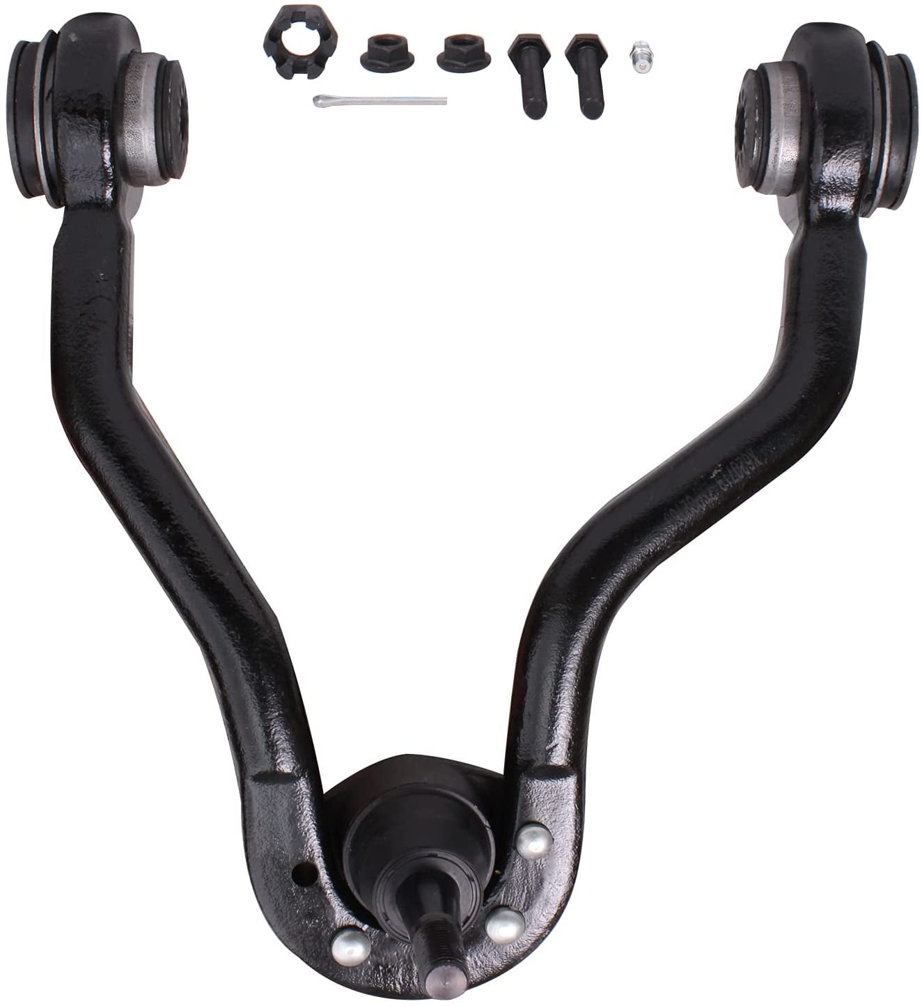 Detroit Axle - Front Upper Control Arms for 4WD Chevy GMC K1500 K2500 Suburban Tahoe Yukon Safari Astro Blazer Cadillac Escalade 2pc Upper Control Arms w/Ball Joints Assembly Set Replacement