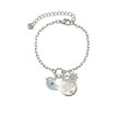 thumbnail image 2 of Delight Jewelry Silvertone Little Bird Initial - R - Silvertone Discover Dream Explore Zoey Charm Bracelet, 6.5+2" Extender, 2 of 4
