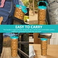 thumbnail image 7 of 30oz Handheld Travel Tumbler with Handle – Double Wall Stainless Steel Insulated Cup, Flip Straw Lid, Leak-Proof & BPA-Free for Hot and Cold Drinks – Durable Coffee & Juice Mug Pink, 7 of 7