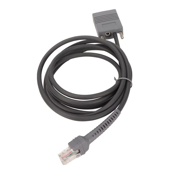 RS232 Serial Cable, Professional PVC Scanner Serial Cable Universal Standard 2meter For LS1203 LS4208 LS2208AP