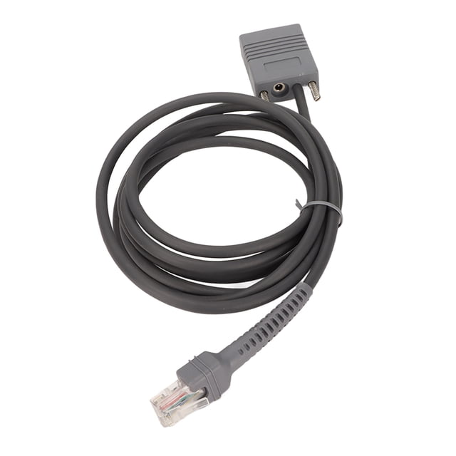 RS232 Serial Cable, Professional PVC Scanner Serial Cable Universal Standard 2meter For LS1203 LS4208 LS2208AP