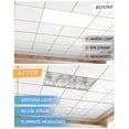 thumbnail image 6 of Fluorescent Light Covers for Ceiling Lights 1 Pack, Contemporary Grey Tree Magnetic Ceiling Light Covers 2x4ft for Classroom Office School, Abstract Art Oil Paiting Overhead Drop Ceiling Light Shade, 6 of 7