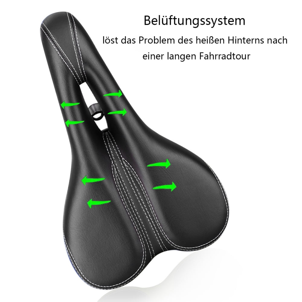 C Selle de vélo 290g Ergonomique Imperméable PU Absorbant les chocs