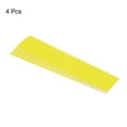 thumbnail image 3 of 4pcs Blank Engraving Name Plate, 8"x2" Personalized Custom Office Desk Name Plates, Yellow/White, 3 of 5