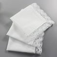 thumbnail image 2 of Nupcial De De Encaje De Borde - Paquete De 20 Piezas - s De Bolsillo Cuadrado Para Hombres Mujeres, 2 of 9