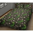 thumbnail image 2 of Juego de cama edredón con estampado de dinosaurios, 2 of 5