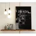 thumbnail image 4 of Pósteres e impresiones de pintura al óleo HD de estilo blanco y negro de coches de lujo de calle retro clásicos nórdicos 2024 para decoración del dormitorio del hogar, 4 of 5