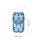 thumbnail image 4 of Cepillo de baño de dibujos animados 1 Pc Unique Bargains para baño 4.33"x2.56"x0.79" Azul, 4 of 6