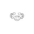 thumbnail image 1 of Anillo de 26 letras chapado en acero de titanio, anillo de dedo índice con apertura en inglés, anillo hueco Wmkox8yi  sjalhkljlk2010, 1 of 1