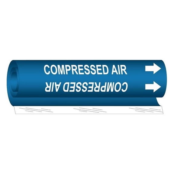 Brady Pipe Marker,Compressed Air,9 in H,8 in W 5660-I