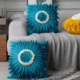 thumbnail image 3 of Nordic Style ThreeDimensional Flowers Cushion Pillow Cover Handmade Throw Pillow Covers Home Decor Backrest Cushion Case Pillowcase for Sofa Bed Couch Decorative Home Textile Supplies, 3 of 7