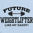 thumbnail image 2 of CafePress - Future Weightlifter Like My Daddy Infant Bodysuit - Baby Light Bodysuit, Size Newborn - 24 Months, 2 of 4