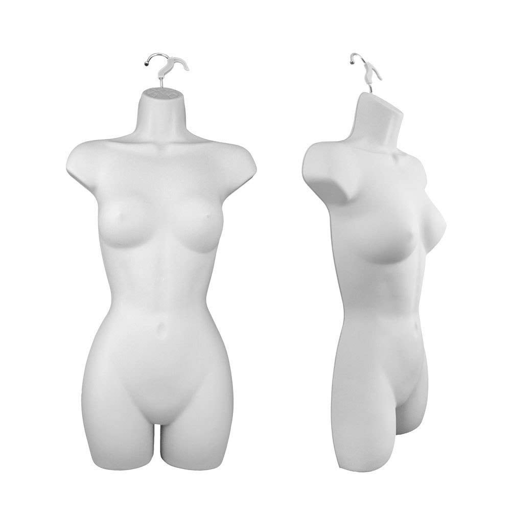 Only Hangers Plus Size Female Mannequin White 