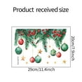 thumbnail image 3 of Christmas Window Clings Holiday Window decals, Christmas Star Hanging Lamp Toilet Stickers Bathroom Toilet Home Decor Stickers, 3 of 7