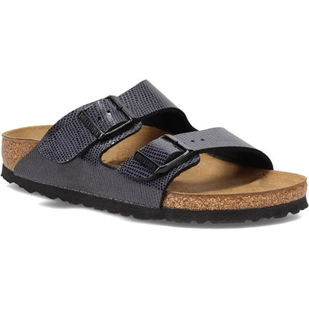 

Birkenstock Women s Arizona Birkoflor Slide Sandal - Narrow Width Midnight 39 M 8