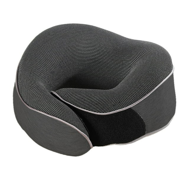 Meitianfacai Travel Neck Pillow, Top Memory Foam Pillow for Head Support, Ideal for Airplanes, Cars, and Home Recliners, Adjustable and Soft