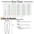 thumbnail image 3 of Posijego Plus Size Capri Pants for Women Cotton Linen Cropped Trousers Elastic Waist Wide Leg Lounge Pants, 3 of 3