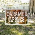 thumbnail image 5 of Caramel Apples Yard Sign 10 Pack of 18 Inch x 24 Inch Double Sided Weatherproof Heavy-Duty Plastic with Stake | Freshly Made Treats, Food Stands, Perfect Snacks | Made in USA, 5 of 7